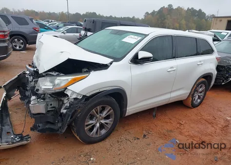 2016 Toyota Highlander Le Plus V6 из США, поврежденный, VIN 5TDZKRFH4GS171859